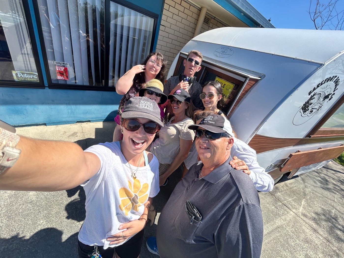 WEYA participant and support worker, Gold Coast outing